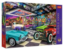 Trefl 1000 db-os Premium Plus puzzle - Tea Time - Autógyűjtők garázsa (10845) (10845)