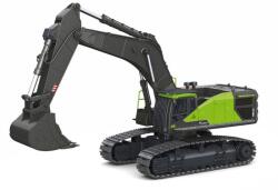 AMEWI RC ACV730 V3 távirányítós lánctalpas kotrógép - Szürke/zöld (22516) (22516)