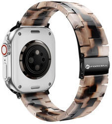  Forcell F-Design FA04 Apple Watch 38/40/41mm márvány mintás szíj, barna - speedshop