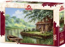 Art Puzzle Пъзел Art Puzzle от 500 части - Вечерен риболов (5071)