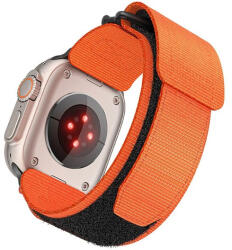  Forcell F-Design FA05 Apple Watch 42/44/45/49mm nylon szíj, narancssárga - speedshop