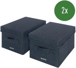 Leitz Fabric textil tároló fedővel - S 16 × 19 × 28, 5 cm - 2 db (61460089)