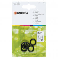 GARDENA 5303-20 9 mm-es O-gyűrű Original GARDENA System-hez 5 darab