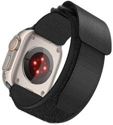  Forcell F-Design FA05 Apple Watch 38/40/41mm nylon szíj, fekete - speedshop