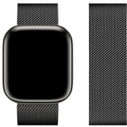 Forcell F-Design FA03 Apple Watch 42/44/45/49mm szíj, fekete - speedshop