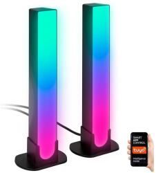 Brilo Brilo - KÉSZLET 2x LED RGBIC Dimmelhető asztali lámpa LED/12W/230V 3000-6500K Wi-Fi Tuya BL1822 (BL1822)