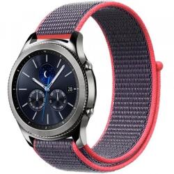 iUni Soft Nylon Sport Purple-Electric Pink óraszíj Samsung Gear S2 / Galaxy Watch 42-höz, 20 mm (510441iuni)