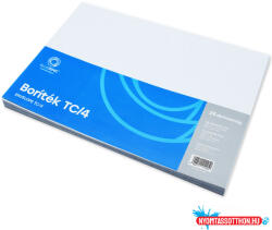 Boríték TC/4 szilikonos bélésnyomott 229x324mm, Bluering® fehér 25db/csom (47694)
