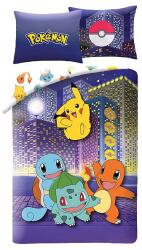 Halentex Pokemon Ágyneműhuzat Szett - City Light - fizz