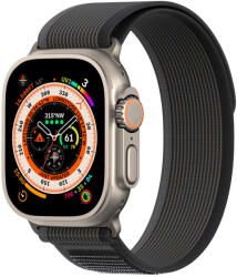 DUX DUCIS Apple Watch Ultra/8/7/6/SE/5/4/3/2/1 (42, 44, 45, 49 mm) Dux Ducis Tépőzáras sportszíj YJ változathoz fekete-szürke