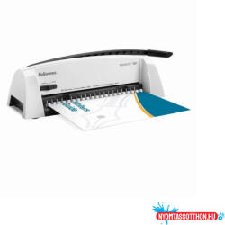 Fellowes Spirálozógép, műanyag spirálkötéshez, manuális, 120lap, Fellowes(R) Starlet 2+ (5227901)