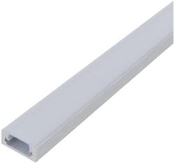AVIDE Alu Profil "U" 15.9X7.8Mm Falon Kivüli Opál Búrával 2M (AAP-N-2M-S-MK)