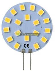 SOLIS+ G4/12V 18 SMD2835 3W=30W LED, oldalsó lábakkal, melegfehér
