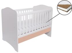 Vessanti Patut Vessanti Como Fara Sertar - Alb Cu Cappucino + Saltea Cocos 7 Cm (P7DFS_D126) - strollers