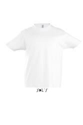 SOL'S Gyerek póló SOL'S SO11770 Sol'S Imperial Kids - Round neck T-Shirt -6A, White