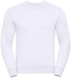 Russell Férfi pulóver hosszú ujjú Russell Europe Authentic Set-In Sweatshirt - S, Fehér