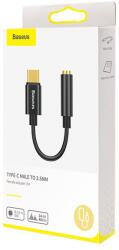 Baseus CATL54-01 USB-C - 3, 5 mm jack fekete adapter