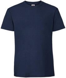 Fruit of the Loom Férfi póló Rövid ujjú Fruit of the Loom Ringspun Premium T - 2XL, Mély sötétkék (navy)