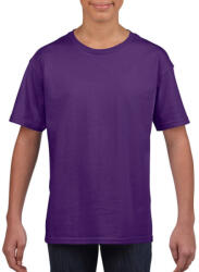 Gildan Gyerek póló Rövid ujjú Gildan Softstyle Youth T-Shirt - XS (104/110), Lila