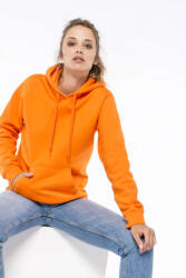 Kariban Női kapucnis pulóver Kariban KA473 Ladies’ Hooded Sweatshirt -M, Orange