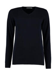 Kustom Kit Női hosszú ujjú kötött felső Kustom Kit Women's Classic Fit Arundel Sweater S, Sötétkék (navy)
