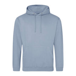 Just Hoods Uniszex kapucnis pulóver Just Hoods AWJH001 College Hoodie -M, Dusty Blue