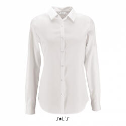 SOL'S Női blúz SOL'S SO02103 Sol'S Brody Women - Herringbone Shirt -M, White