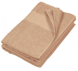 Kariban Uniszex törölköző Kariban KA112 Hand Towel -50X100, Mastic