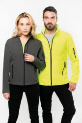 Kariban Férfi kabát Kariban KA401 Softshell Jacket -4XL, Bottle Green