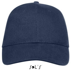 SOL'S Uniszex sapka SOL'S SO88100 Sol'S Buffalo - Six panel Cap -Egy méret, French Navy
