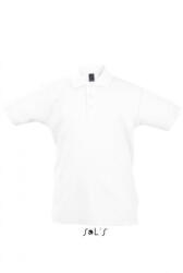 SOL'S Gyerek póló SOL'S SO11344 Sol'S Summer Ii Kids - polo Shirt -12A, White