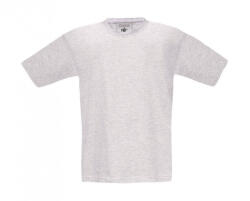 B&C Collection Csomag akciós póló (minimum 3 db) Gyerek rövid ujjú póló B and C Exact 150/kids T-Shirt 5/6 (110/116), Hamuszürke