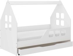  Hangulatos Házikó gyerekágy 160x80cm matraccal és ágyneműtartóval - jobbos