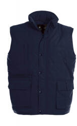 B and C Uniszex ujjatlan mellény B and C Bodywarmer Explorer XL, Sötétkék (navy)