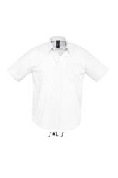 SOL'S Férfi ing SOL'S SO16010 Sol'S Brisbane - Short Sleeve Oxford Men'S Shirt -2XL, White