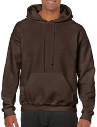 Gildan Uniszex Pulóver Kapucnis Hosszú ujjú Gildan Heavy Blend? Hooded Sweat - M, Sötét csokoládébarna