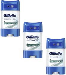 Gillette eukaliptusz férfi Izzadásgátló Dezodor hidratáló gél 2x70ml