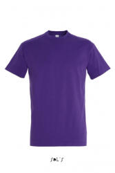 SOL'S Csomag akciós póló (min. 5 db) Férfi póló SOL'S SO11500 Sol'S Imperial - Környakú póló -S, Dark Purple