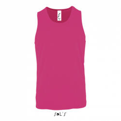 SOL'S Férfi SOL'S SO02073 Sol'S Sporty Tt Men - Sports Tank Top -S, Neon Pink 2