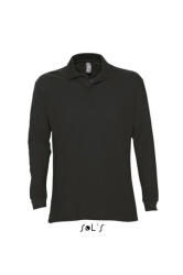 SOL'S Férfi galléros póló SOL'S SO11328 Sol'S Star - Men'S polo Shirt -M, Black