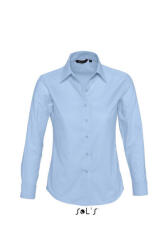 SOL'S Női blúz SOL'S SO16020 Sol'S Embassy - Long Sleeve Oxford Women'S Shirt -2XL, Sky Blue