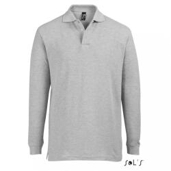 SOL'S Férfi galléros póló SOL'S SO11328 Sol'S Star - Men'S polo Shirt -S, Grey Melange