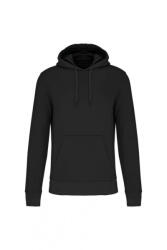 Kariban Férfi kapucnis pulóver Kariban KA4027 Men'S Eco-Friendly Hooded Sweatshirt -5XL, Black