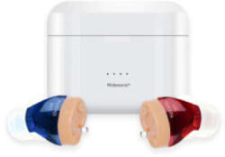 WideSound Akkumulátoros Hallókészülék - 2 db, Töltési Dobozzal (AH-03)