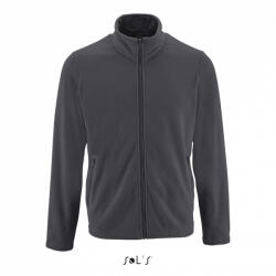 SOL'S Férfi kabát SOL'S SO02093 Sol'S norman Men - plain Fleece Jacket -M, Charcoal Grey