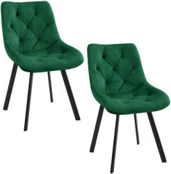 AKORD 033 Étkezőszék szett 2 db - zöld (2xCSJ.33-BG)