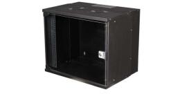 Equip Rack Szekrény - Falra Szerelhető - 9U - Fekete (EWM-09-5440-B)
