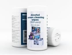 Gembird CK-AWW100-01 Alcohol Screen Cleaning Wipes (100 pcs) (CK-AWW100-01) - pcland