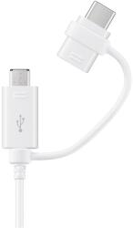 Samsung cablu de date USB - microUSB/Type-C (doar încărcare Type-C, 150cm) FEHÉR EP-DG930DW (EP-DG930DW)