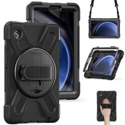 Gigapack GP-150480 Tablet Védő Tok - Samsung Galaxy Tab A9, Ütésálló, 360 fokos, Fekete